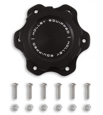 Equipped Billet Fuel Cell Cap 6-Bolt Flange Holley