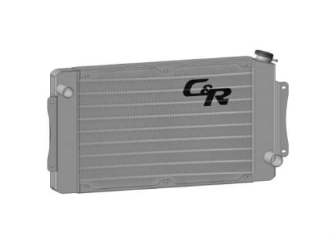 Chevrolet Bel Air 55-57 Extruded Tube Crossflow Radiator SBC/BBC C&amp;R Racing