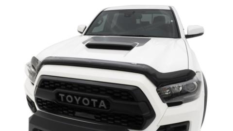 Bugflector II Hood Shield Dark Smoke for 2016-2023 Toyota Tacoma Smoke AVS