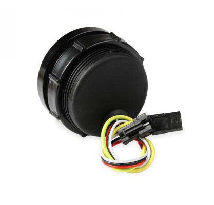Analog Style Voltage Gauge Black 2-1/16 Voltage 8-18 Volts-Logo Holley
