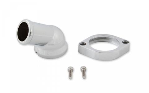 Water Neck Swivel 30 Degree Angle Chrome Fits 1997-2020 GM Gen III/IV LS Engines Mr Gasket