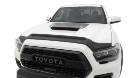 Aeroskin II Hood Protector Matte Black Low Profile For 2012-2015 Tacoma Husky Liners