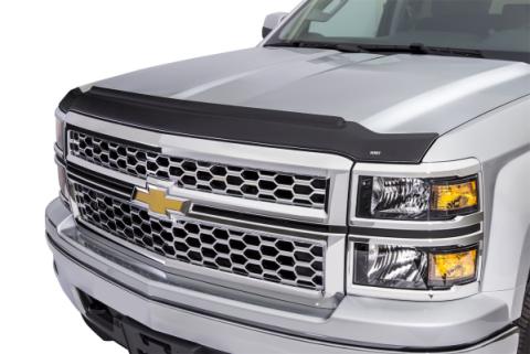 Aeroskin II Hood Protector Matte Black Low Profile For 2015-2019 Silverado 2500 HD/3500 HD Husky Liners