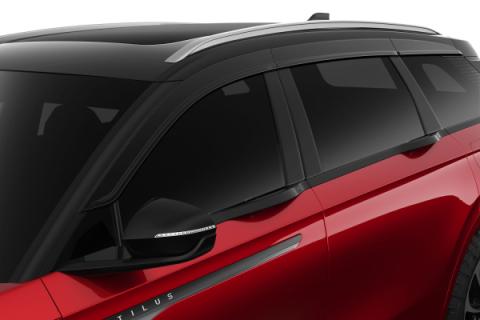 Low Profile Ventvisor Deflector Smoke Outside Mount 6 Piece For 2007-2008 Fit Husky Liners