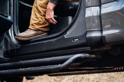 Trail Armor Rocker Panel Black, Incl. Side Panels/Sill Plate Cover For 2020-2026 Silverado/Sierra 2500 HD/3500 HD Husky Liners