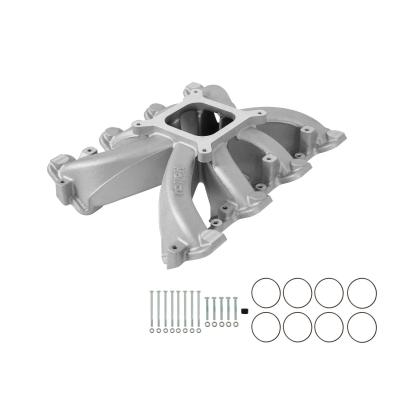 Single Plane Intake GM LS1/LS2/LS6 Carbureted Single Plane Intake Manifold Fits All GM LS Gen III or IV Engines Equipped with LS1/LS2/LS6 Style Cathedral Port Cylinder Heads Holley
