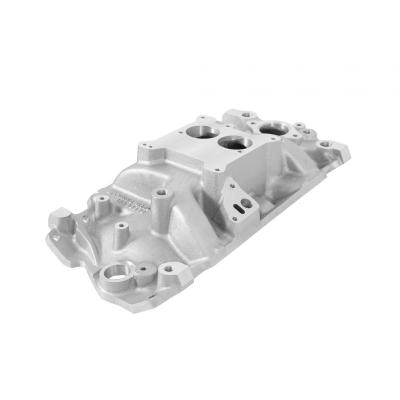 Pro-Jection Intake Chevy Small Block V8 Pro-Jection TBI Intake Manifold High Rise Dual Plane W/egr 1962-1986 262ci-400ci, 1987-later with Aluminum Heads Holley