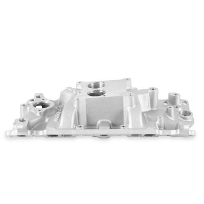 Strip Dominator Intake Chevy Small Block V8 Pro-Jection TBI Intake Manifold High Rise Dual Plane W/egr 1987-later with Cast Iron Heads Holley