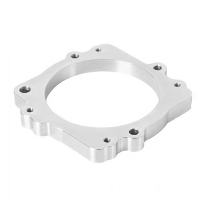 Throttle Body Adapter Ford 7.3L Low-Profile Intake Manifold GT500 Throttle Body Allows Fitment of a 2020-2023 Ford GT500 Throttle Body to Low-Profile 7.3L Godzilla Intake Manifold Holley