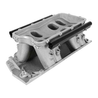 Hi-Ram Base, Big Block Chevy Hi-Ram EFI Base for 1965 &amp; Later 396-502+ MKIV-MKVI Big Block Chevy Engines with Standard Intake Flange Rectangle-Port Cylinder Heads Holley