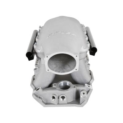 Hi-Ram EFI Intake Manifold Kit Big Block Chevy Hi-Ram Intake Manifold with 105mm LS Geniv Type Throttle Body Flange Type Plenum Top A -10AN Fuel Rail Kit Is Included Holley