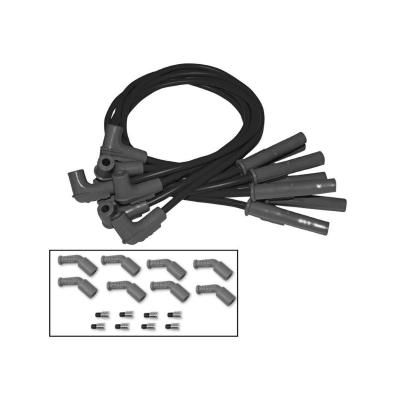Universal Super Conductor Spark Plug Wire Set LS Engines For GM Gen-Iii Engines Such As The LS1, 3, Or 6, These Wires Are Perfect When You Relocate The Coils. Both 90 Degree And Multi-Angle Boots Are Pre-Crimped MSD Ignition