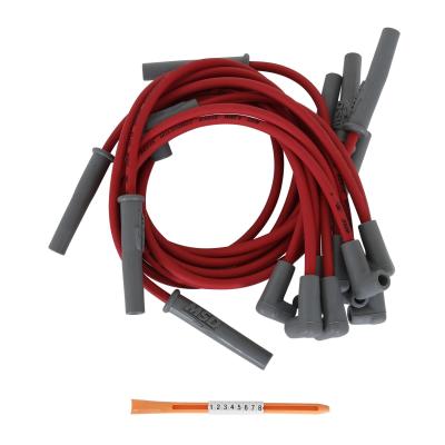 Super Conductor Spark Plug Wire Set Chevy Pickup Bb Efi, '90-'97 Sc For Use On Chevy Trucks Chevy Trucks Big Block Efi, '90-'97, Red Jacket MSD Ignition