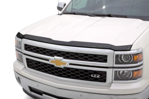 Aeroskin Hood Protector Flush Mount for 2014-2015 Chevrolet Silverado 1500 Smoke AVS