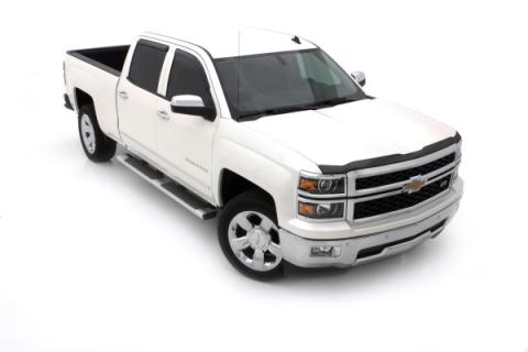 Aeroskin Hood Protector Flush Mount for 2014-2015 Chevrolet Silverado 1500 Smoke AVS