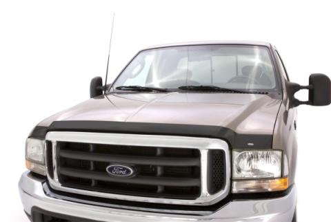 Aeroskin Hood Protector Flush Mount for 1999-2007 Ford F-250 and More Smoke AVS
