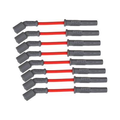 Super Conductor Spark Plug Wire Set GM LS1, '97-On, Vette, Camaro For Use On GM LS1 Engines, Corvette, Camaro, '97-On, Red Jacket MSD Ignition
