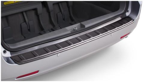 Rear Bumper Protection for 2011-2022 Toyota Sienna Black AVS