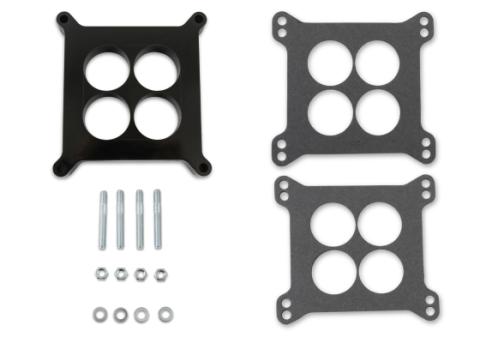 Phenolic Carburetor Spacer 1 Inch 4 Hole Center Fits Holley 4150-4160, Carter, Edelbrock and Other Square Bore Mounting Flange 4-Barrel Carburetors Mr Gasket
