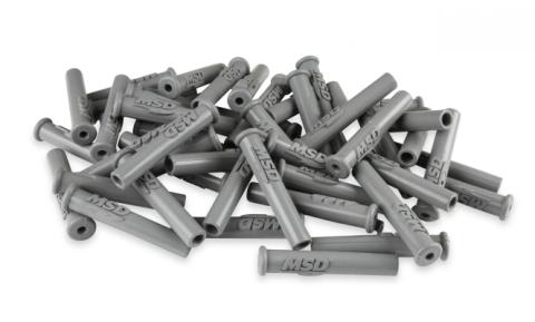 Boots, Straight, Logo Gray Silicone, 50Ea Spark Plug Boots, Straight/Multi-Angle, With MSD Logo Gray Silicone, 50Ea MSD Ignition