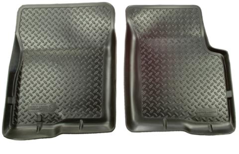 Classic Style Front Floor Liners For 2001-2004 Tacoma Black Husky Liners