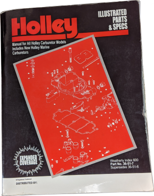 Illustrated Parts &amp; Specs Guide Service Manual Holley