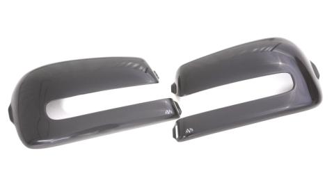 Headlight Covers for 2002-2009 Chevrolet Trailblazer Ext/Trailblazer Smoke Black Out 2pc. AVS
