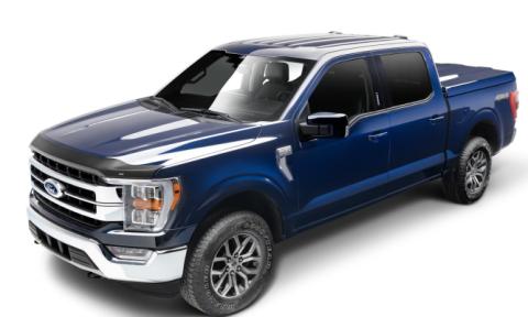 Aeroskin Hood Protector for 2021-2025 Ford F-150/F-150 Police Responder Matte Black AVS