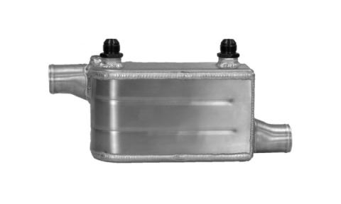 Oil Cooler, Light Weight Oil to Water Heat Exchanger 13 plate w/ 1 3/4 inlet &amp; outlet