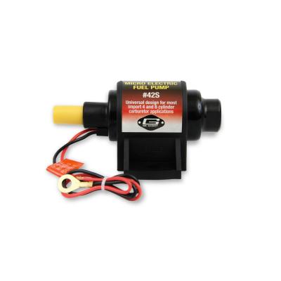 Micro Electric Fuel Pump 2 3.5 PSI 28 GPH Gasoline For Carburetor Mr Gasket