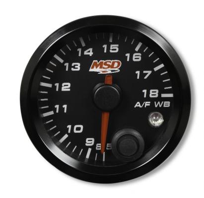 MSD Standalone Air/Fuel Wideband 02 Gauges Kit 2-1/16 Wideband Air/Fuel Gauge,Black Face MSD Ignition