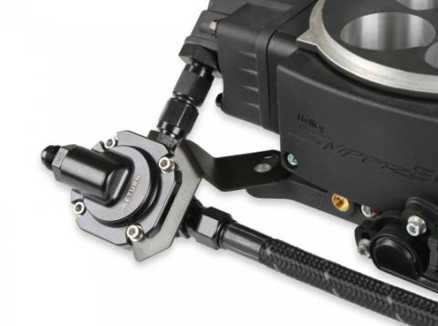 Stealth 4150 Braided Fuel Crossover Kit Includes Billet Fuel Pressure Regulator And All Mounting Hardware Sniper EFI