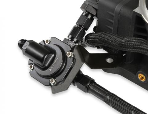 Stealth 4150 Braided Fuel Crossover Kit Includes Billet Fuel Pressure Regulator And All Mounting Hardware Sniper EFI