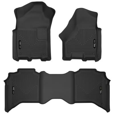 X-act Contour Front &amp; 2nd Seat Floor Liners For 2019-2024 2500/3500 Husky Liners