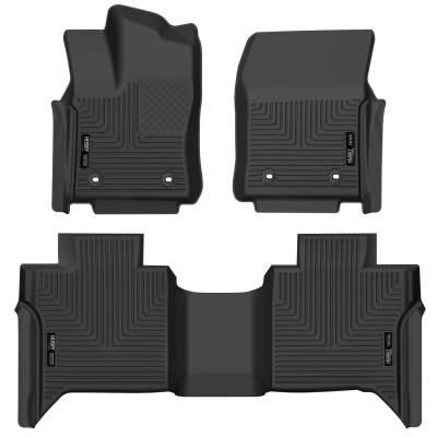 X-act Contour Front &amp; 2nd Seat Floor Liners For 2022-2025 Tundra Extended Cab Husky Liners