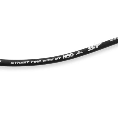 Street-Fire Wire Set Ford 351W, 400, 460, '77-On Hei The Terminals Are Covered In Black Boots That Protect The Conductor From Engine Heat To Ensure Spark Delivery MSD Ignition