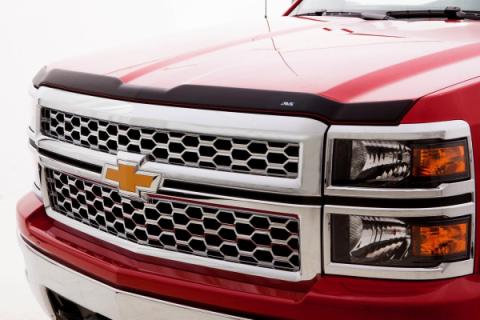 Ventvisor/Bug Shield Combo for 2015-2016 Sierra 2500/3500 Matte Black Finish AVS