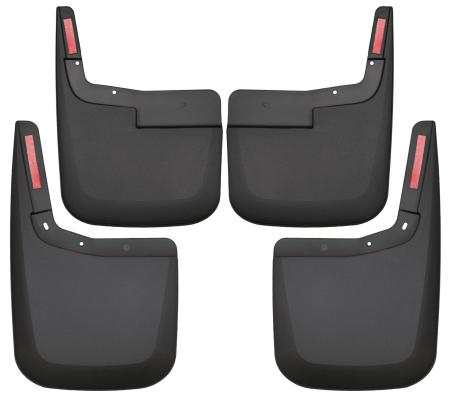 Custom Mud Guards Front and Rear Mud Guard Set For 2015-2020 F-150 Does Not Have Ford OEM Fender Flares Husky Liners