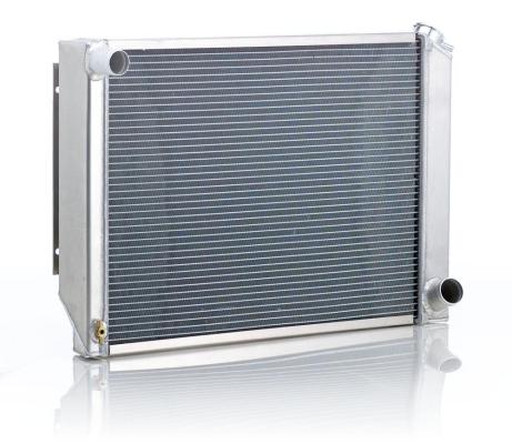Radiator Factory-Fit Natural Finish for 65-70 Chevrolet Bel Air/Biscayne/Caprice/Impala w/Std Trans 29 Inch W Be Cool Radiator
