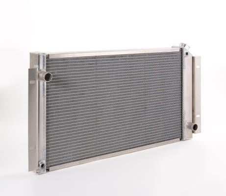 Radiator Factory-Fit Polished Finish for 55-57 Chevrolet Bel Air LT-1 w/Std Trans Be Cool Radiator