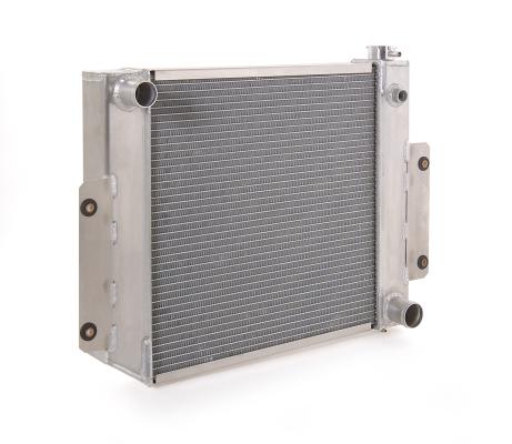 Radiator Factory-Fit Polished Finish for 70-83 Jeep CJ/Scrambler w/Std Trans Be Cool Radiator