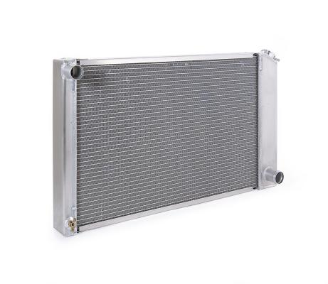 Radiator Factory-Fit Polished Finish for 59-64 Chevrolet Bel Air/Biscayne/Impala w/Std Trans Be Cool Radiator
