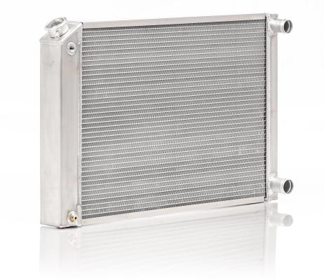 Radiator Factory-Fit Polished Finish for 70-74 Dodge E-Body 6.1 Hemi w/Std Trans Be Cool Radiator
