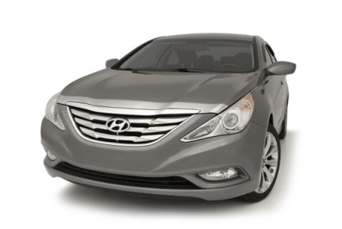 Aeroskin Hood Protector for 2011-2014 Hyundai Sonata Chrome AVS