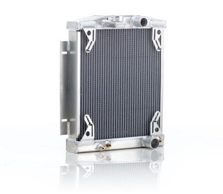 Downflow Radiator Factory-Fit Natural Finish for 60-65 Falcon 64-66 Mustang 60-65 Mercury Comet w/Auto Trans Be Cool Radiator