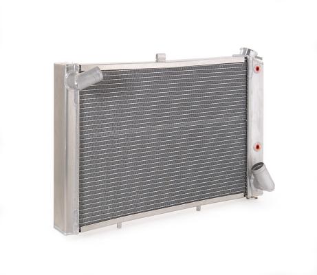Radiator Factory-Fit Polished Finish for 68 Chevrolet Corvette w/Auto Trans Be Cool Radiator
