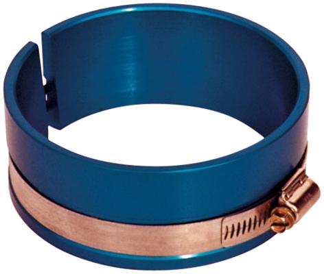 Adjustable Piston Ring Compressor Tool Unit has a 4.000-4.090 Inch Bore Range Blue Anodized Aluminum Proform