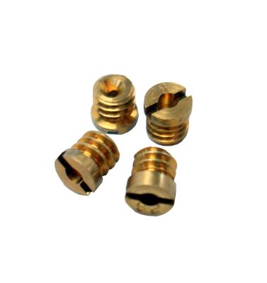 Carburetor Idle Feed Restriction Kit 0.29 Inch Brass Material Set of 4 Pieces Proform