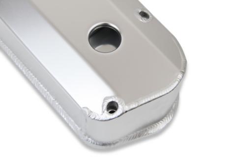 Fabricated Aluminum Valve Covers Silver Fits 1962-1985 Ford 221-351W Small Block Mr Gasket