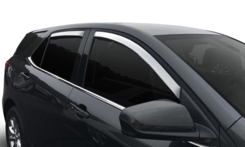 Ventvisor Deflector for 2013-2022 Buick Encore/Chevrolet Trax Chrome Outside Mount 4 Piece AVS